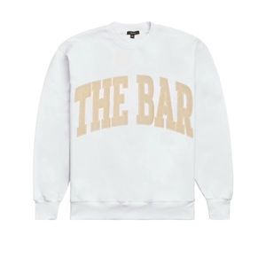 The Bar Tan & White Sweatshirt
